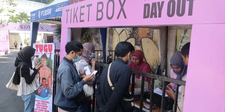 Stand pendaftaran Women’s Day Out (WDO).