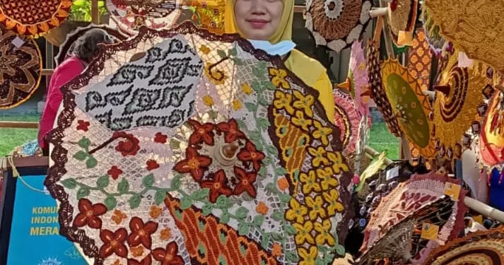 Payung Rajut dari Kota Batu