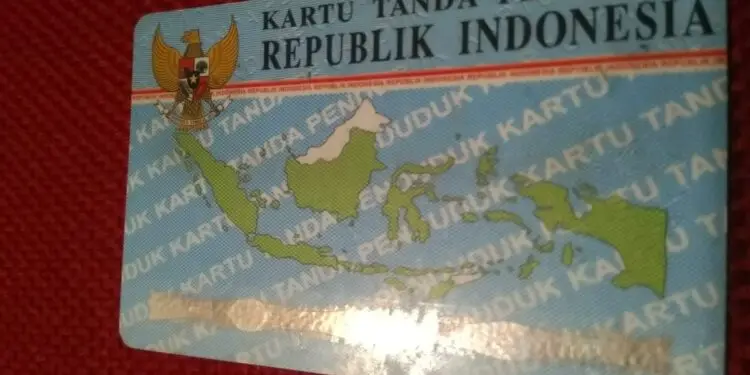 Foto ilustrasi KTP.