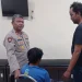 Pelaku perampasan ponsel diamankan di Polsek Sukun.