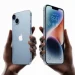 Wujud iPhone 14 Plus yang produksinya dihentikan sementara karena kurangnya permintaan konsumen.