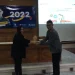 Dari kiri : Kepala Humas STIE Malangkucecwara, Benita Rachmania bersama Human Capital Development PT First State Futures M Rudy Fachrudin.