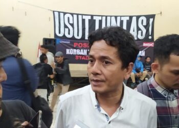 Pendamping Tim Gabungan Pencari Fakta Aremania dari Federasi KontraS, Andy Irfan.