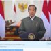 Presiden Joko Widodo saat memberikan keteran pers terkait tragedi Stadion Kanjuruhan, Kabupaten Malang.