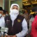 Gubernur Jawa Timur, Khofifah Indar Parawansa, berkunjung ke Malang setelah terjadinya tragedi stadion Kanjuruhan, Kabupaten Malang.