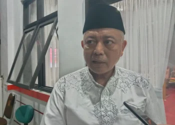 Bupati Malang, HM Sanusi setelah memimpin Rakor penanganan iritasi mata akibat gas air mata tragedi Kanjuruhan.