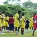 Pemain Arema FC menjalani sesi latihan pasca Tragedi Kanjuruhan didampingi psikolog.