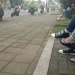 kursi taman disiram air