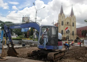 rel KA ditemukan di Kawasan Kayutangan Heritage