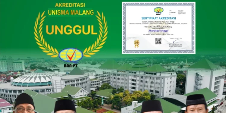 Unisma Raih Akreditasi Unggul BAN-PT