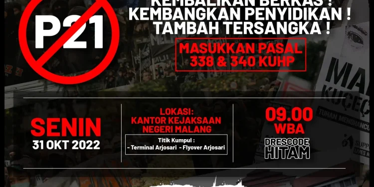 Aremania akan lakukan aksi demo