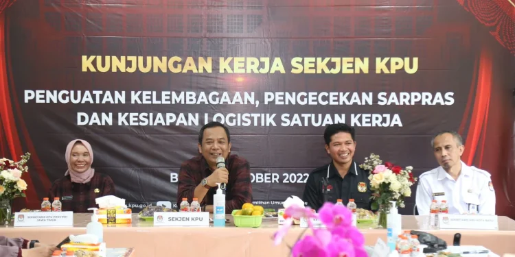 Sekjen KPU RI kunjungi KPU Kota Batu