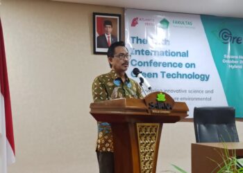 Rektor UIN Malang Prof M Zainuddin MA saat memberikan sambutan.