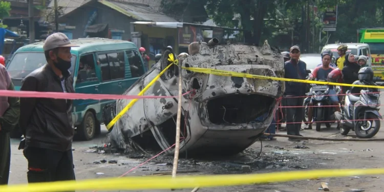 Kondisi pasca tragedi Sabtu kelabu di Stadion Kanjuruhan, Kabupaten Malang.