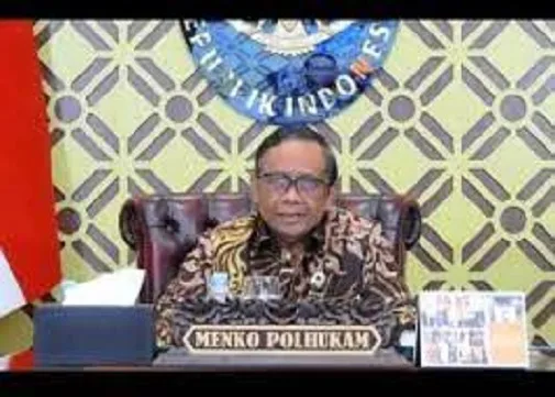 Menteri Koordinator Bidang Politik, Hukum, dan Keamanan (Menko Polhukam) Mahfud MD.