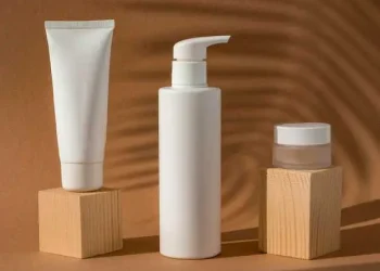 Ilustrasi produk skincare.