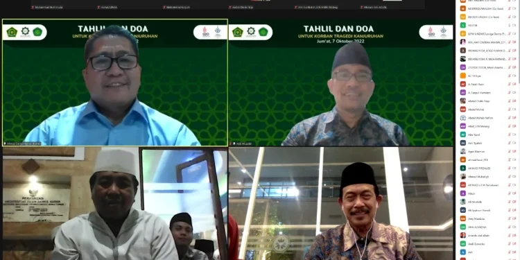 Acara doa dan tahlil bersama UINSA Surabaya dan UIN Malang serta Perguruan Tinggi Keislaman Swasta di lingkungan Kopertais Wilayah IV.