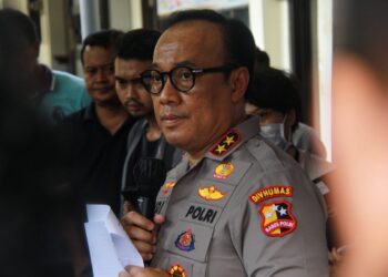 Konferensi pers Kepala Divisi Humas Polri, Inspektur Jenderal Polisi Dedi Prasetyo, dalam update peyidikan Tragedi Kanjuruhan, Selasa (4/10/2022) Polres Malang.