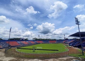 Stadion Kanjuruhan Malang, home base Arema FC yang direncanakan bakal direnovasi pada 2023 mendatang.