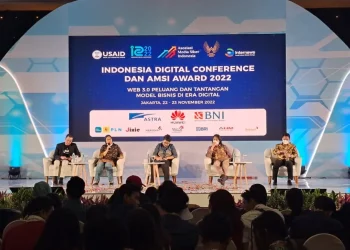 Acara Internasional Digital Conference (IDC) 2022 AMSI di Hotel JS Luwansa, Rabu (23/11/2022).