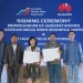 Acara penandatanganan kemitraan antara AMSI dan Huawei.