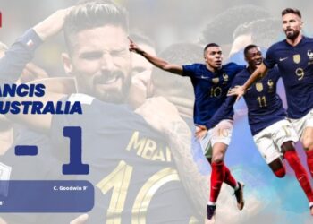Pertandingan Prancis vs Australia di Piala Dunia Qatar 2022