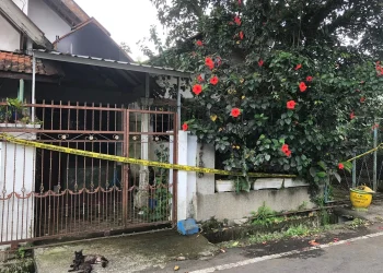 Lokasi penemuan mayat seorang nenek usia 85 tahun di Jalan Manyar, Kelurahan Sukun, Kecamatan Sukun, Kota Malang, Kamis (24/11/2022) sore kemarin.