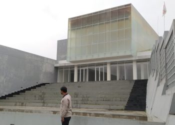 Penampakan bangunan baru Museum HAM Omah Munir di Kota Batu segera beroperasi dalam waktu dekat.
