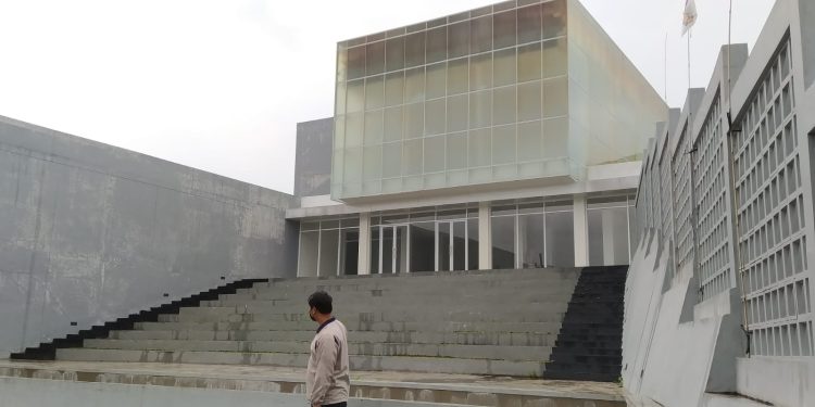 Penampakan bangunan baru Museum HAM Omah Munir di Kota Batu segera beroperasi dalam waktu dekat.