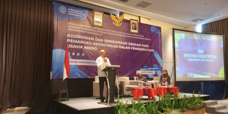 Kepala Diskopindag Kota Malang Eko Sri Yuliadi.
