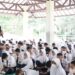 Suasana sosialisasi Pemilu 2024 dan pentingnya berdemokrasi di SMP Negeri 3 Kota Batu, Rabu (9/11/2022).