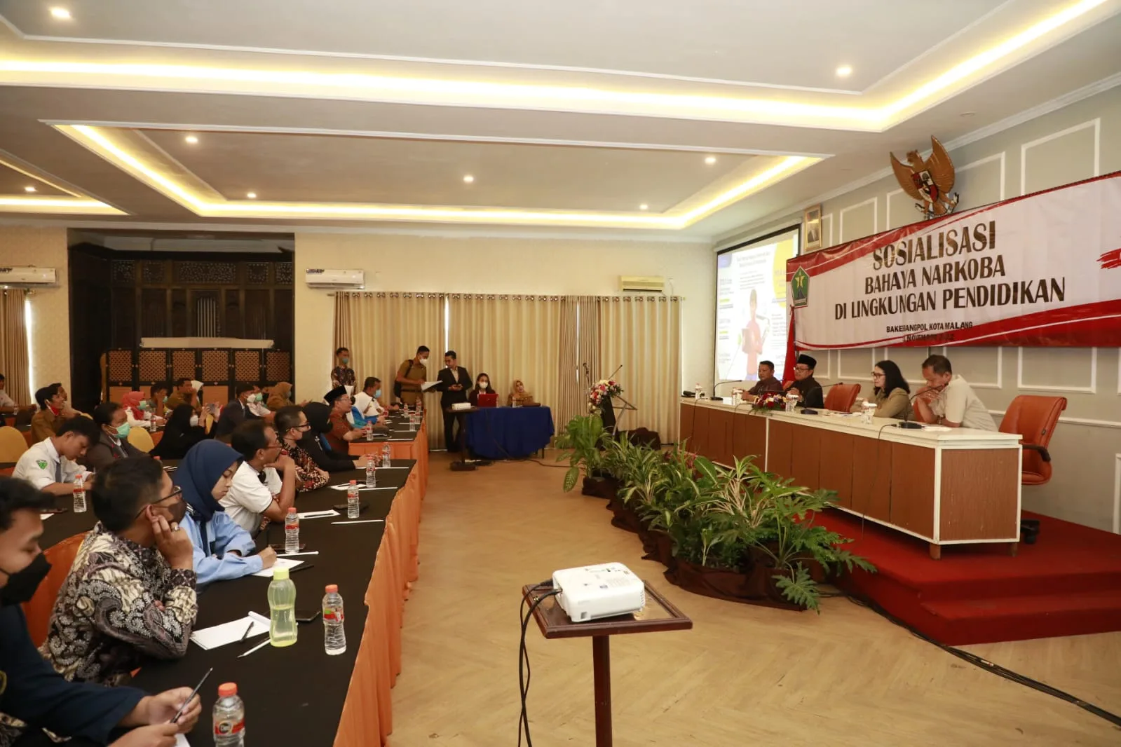 Suasana Sosilisasi Bahaya Narkoba di Lingkungan Pendidikan.