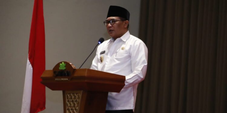 Wakil Wali Kota Malang, Ir H Sofyan Edi Jarwoko saat memberikan arahan. Foto / dok Pemkot Malang