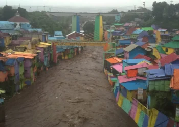 air sungai - Deteksi Luapan Air Sungai, BPBD Kota Malang Bakal Tingkatkan Akurasi Sensor Alaram EWS