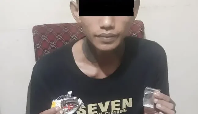 kurir sabu diamankan polisi Polres Malang