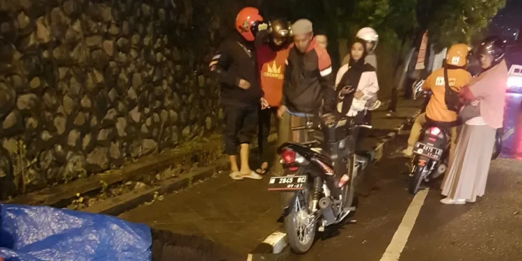 tabrak motor, tewas di Kota Batu