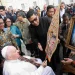 Paus Fransiskus menerima delegasi PWKI di Vatikan.