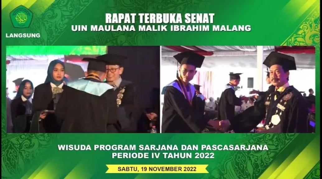 Wisuda Sarjana dan Pascasarjana UIN Malang