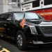 Mobil The Beast yang digunakan menjemput Presiden Amerika, Joe Biden.