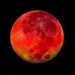Ilustrasi gerhana bulan total.