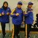 Dari kanan ke kiri: Zahra Nur Azizah, Muhammad Habibie Yudha, Defiana Tharisa, para atlet dari Kabupaten Malang yang menyumbang medali di Pepaperda Jatim 2022.