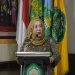 Nur Diana,SE.,M.Si, Dekan FEB Unisma, saat memberikan sambutan di acara praktisi mengajar.