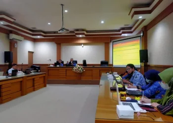 Suasana pendampingan Implementasi Kurikulum Merdeka Belajar di Aula VIP Disdikbud Kota Malang.