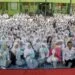 Acara Road to School Tugu Media Group bersama brand Wardah, Paragon Corp, di SMKN 1 Turen.