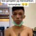Tangkapan layar video pria yang mengaku Ketua Anarko Sindikalis.