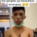 Tangkapan layar video pria yang mengaku Ketua Anarko Sindikalis.