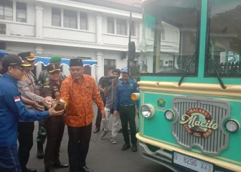 Bus Macito baru yang diluncurkan Pemkot Malang di penghujung 2022.