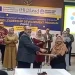 Ketua STIE Malangkucecwara bersama Ketua terpilih Asosisasi Pemimpin.