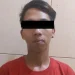 Tersangka pengedar pil koplo, LH (26) setelah diamankan polisi.
