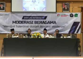 Kegiatan dialog interaktif bersama Kemenag RI dan MUI Jatim di Universitas Brawijaya.